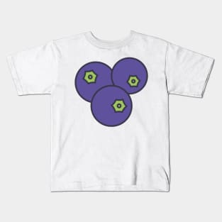 Cute Blueberry Kids T-Shirt